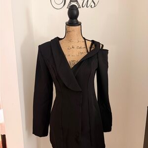 SHEIN‎ Black Long Sleeve Dress